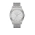 Nixon Time Teller Solar - Silver / Snow - Streetart.fr